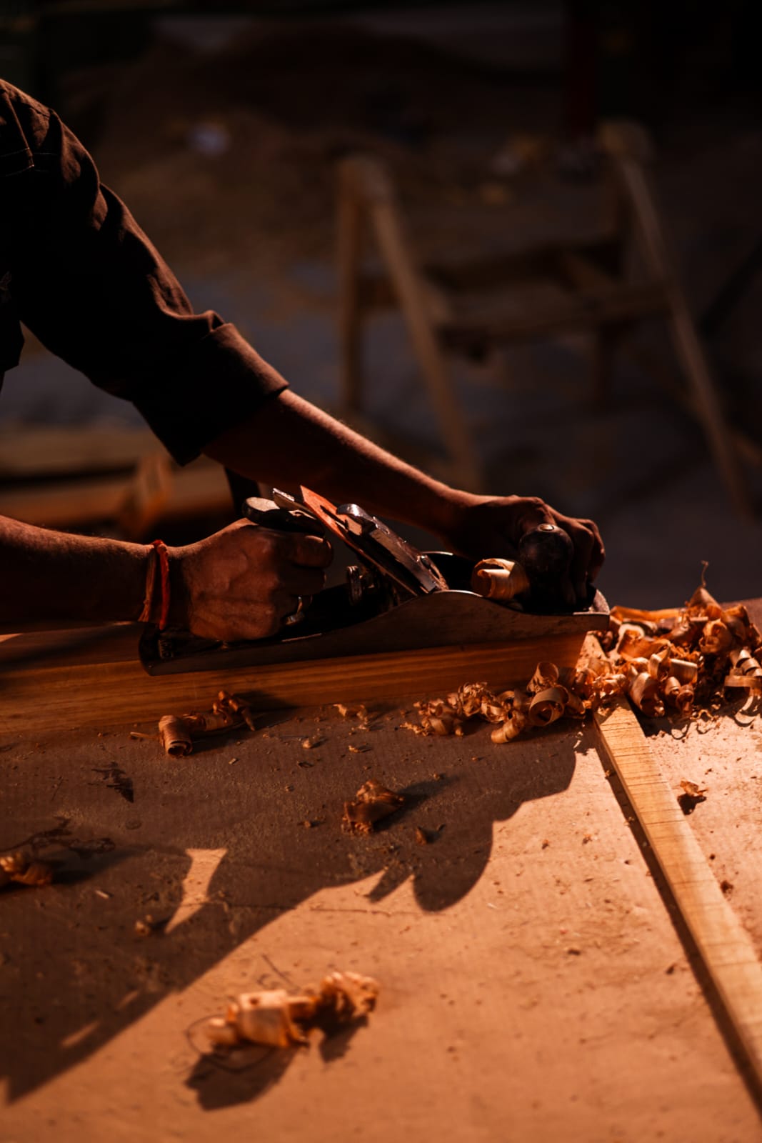 Hand planing