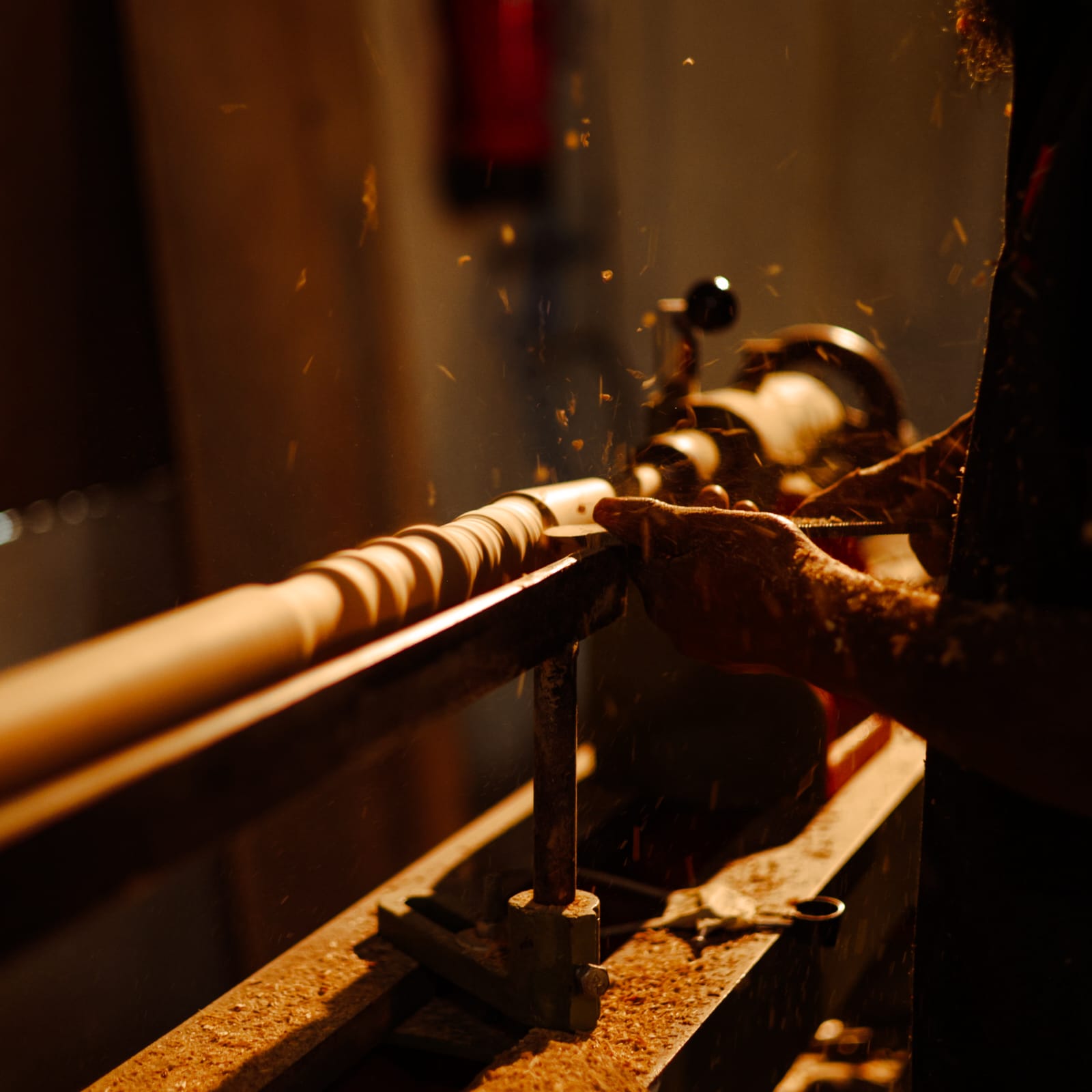 Hand sanding